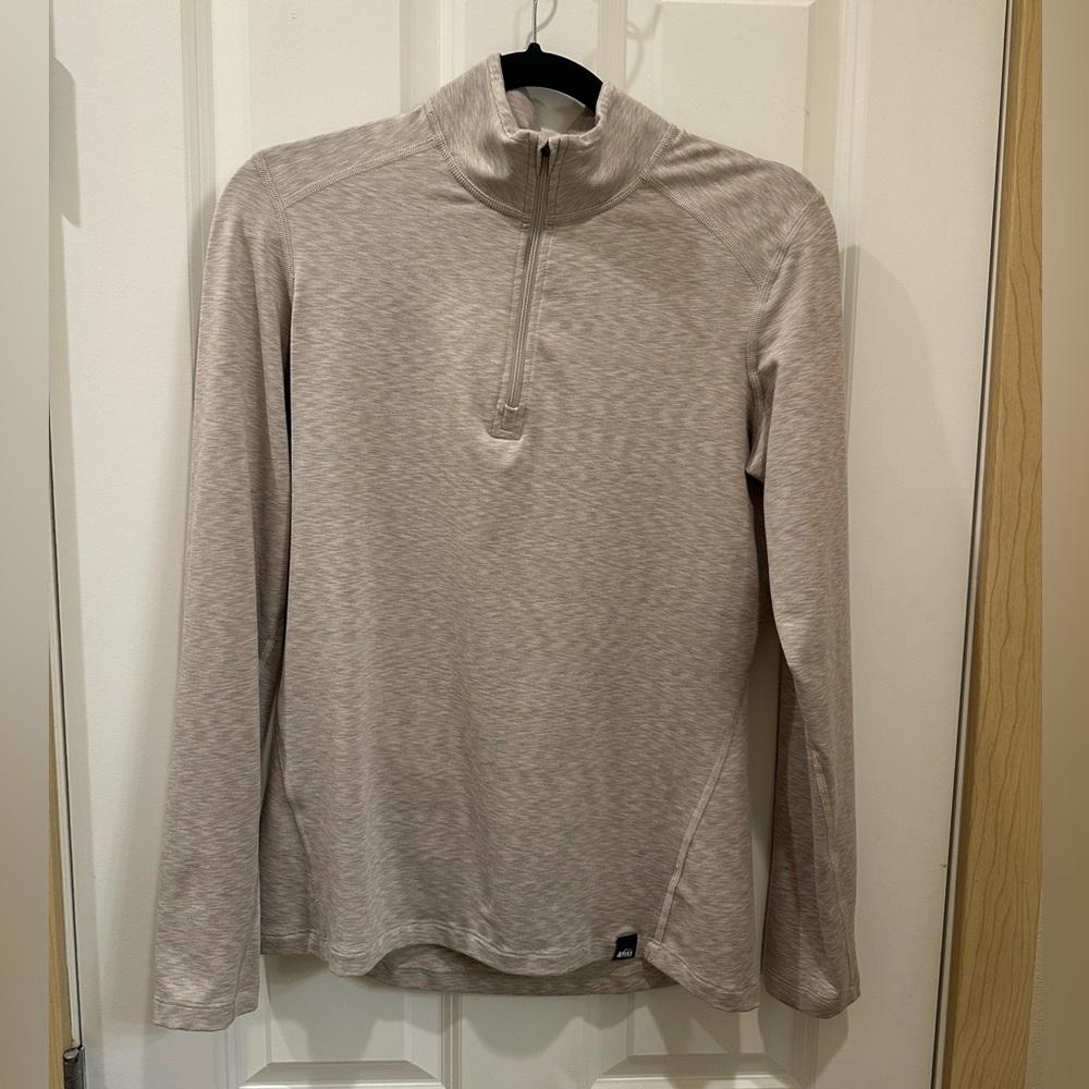 REI Co-op Midweight Base Layer Half-Zip Top (Size M)